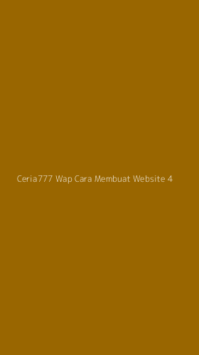 Tampilan Antarmuka Aplikasi Ceria777 Wap Cara Membuat Website - 4