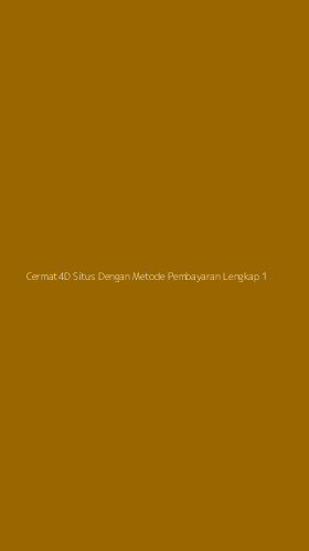 Tampilan Antarmuka Aplikasi Cermat4d Situs Dengan Metode Pembayaran Lengkap - 1