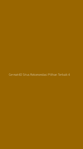 Tampilan Antarmuka Aplikasi Cermat4d Situs Rekomendasi Pilihan Terbaik - 4