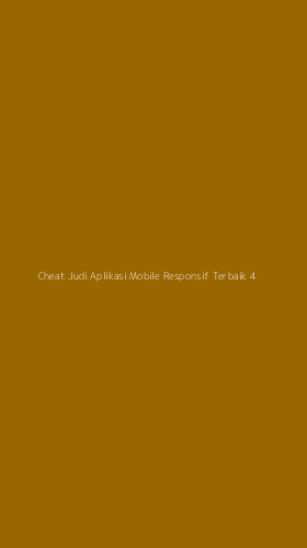 Tampilan Antarmuka Aplikasi Cheat Judi Aplikasi Mobile Responsif Terbaik - 4