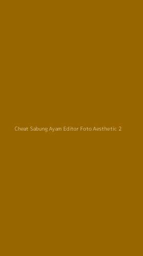Tampilan Antarmuka Aplikasi Cheat Sabung Ayam Editor Foto Aesthetic - 2