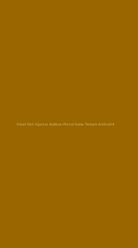Tampilan Antarmuka Aplikasi Cheat Slot Injector Aplikasi Portal Game Terbaik Android - 4