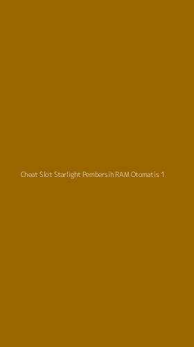 Tampilan Antarmuka Aplikasi Cheat Slot Starlight Pembersih Ram Otomatis - 1