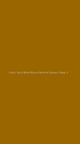 Tampilan Antarmuka Aplikasi Check Situs Resmi Bonus Referral Seumur Hidup - 3