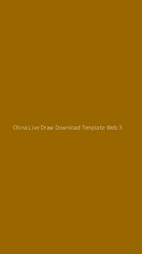 Tampilan Antarmuka Aplikasi China Live Draw Download Template Web - 3