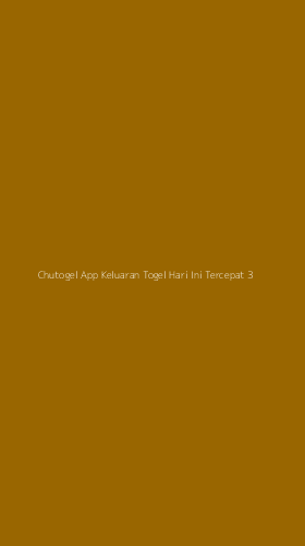Tampilan Antarmuka Aplikasi Chutogel App Keluaran Togel Hari Ini Tercepat - 3