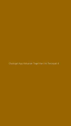 Tampilan Antarmuka Aplikasi Chutogel App Keluaran Togel Hari Ini Tercepat - 4