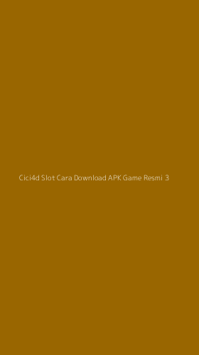 Tampilan Antarmuka Aplikasi Cici4d Slot Cara Download Apk Game Resmi - 3
