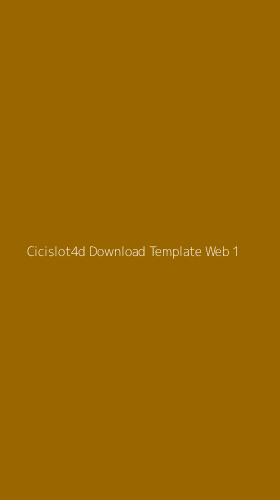 Tampilan Antarmuka Aplikasi Cicislot4d Download Template Web - 1