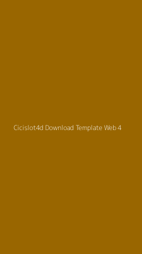 Tampilan Antarmuka Aplikasi Cicislot4d Download Template Web - 4
