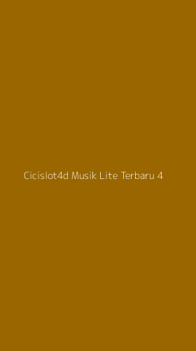 Tampilan Antarmuka Aplikasi Cicislot4d Musik Lite Terbaru - 4
