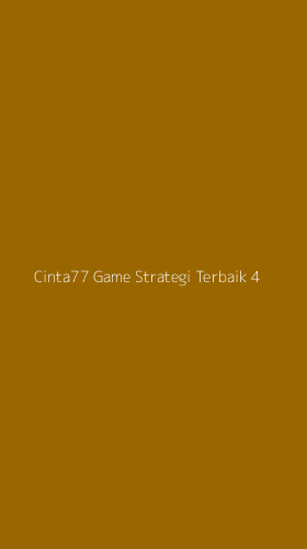 Tampilan Antarmuka Aplikasi Cinta77 Game Strategi Terbaik - 4