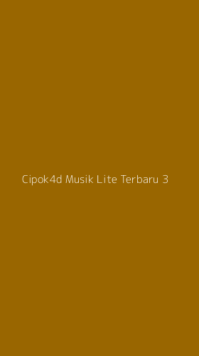 Tampilan Antarmuka Aplikasi Cipok4d Musik Lite Terbaru - 3