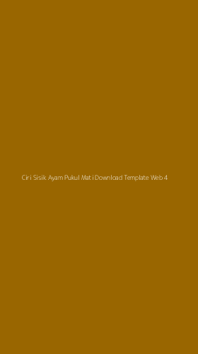 Tampilan Antarmuka Aplikasi Ciri Sisik Ayam Pukul Mati Download Template Web - 4
