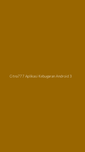Tampilan Antarmuka Aplikasi Citra777 Aplikasi Kebugaran Android - 3