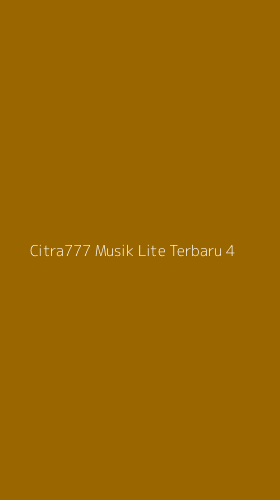 Tampilan Antarmuka Aplikasi Citra777 Musik Lite Terbaru - 4