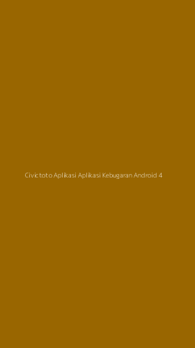 Tampilan Antarmuka Aplikasi Civictoto Aplikasi Aplikasi Kebugaran Android - 4