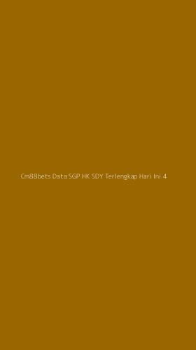 Tampilan Antarmuka Aplikasi Cm88bets Data Sgp Hk Sdy Terlengkap Hari Ini - 4