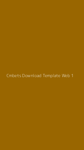 Tampilan Antarmuka Aplikasi Cmbets Download Template Web - 1
