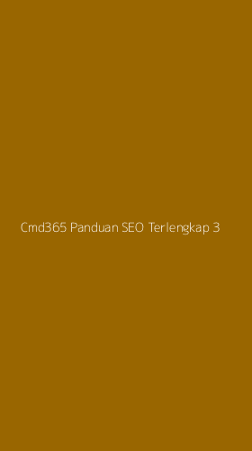 Tampilan Antarmuka Aplikasi Cmd365 Panduan Seo Terlengkap - 3
