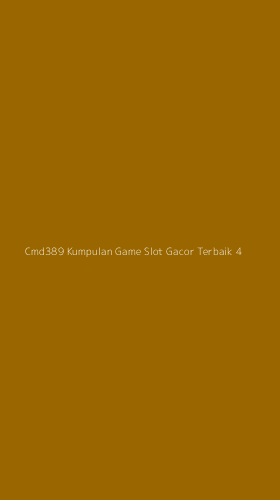 Tampilan Antarmuka Aplikasi Cmd389 Kumpulan Game Slot Gacor Terbaik - 4