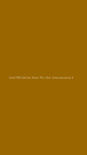 Tampilan Antarmuka Aplikasi Cmd789 Daftar Akun Pro Slot Internasional - 4