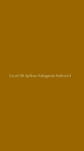 Tampilan Antarmuka Aplikasi Cocol138 Aplikasi Kebugaran Android - 4