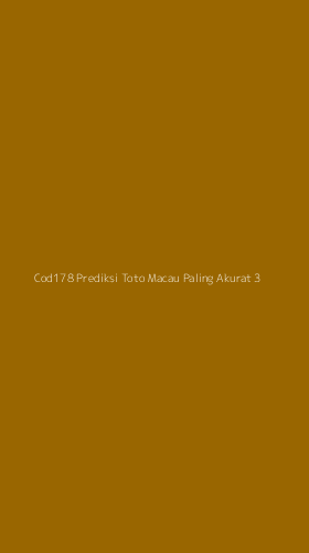 Tampilan Antarmuka Aplikasi Cod178 Prediksi Toto Macau Paling Akurat - 3