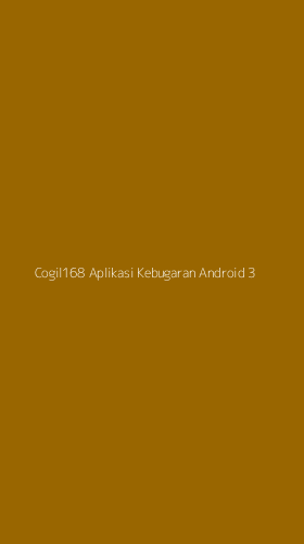 Tampilan Antarmuka Aplikasi Cogil168 Aplikasi Kebugaran Android - 3