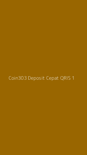 Tampilan Antarmuka Aplikasi Coin303 Deposit Cepat Qris - 1