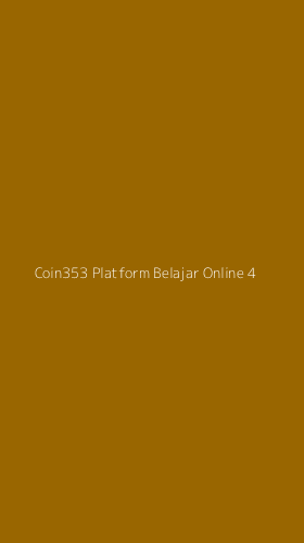 Tampilan Antarmuka Aplikasi Coin353 Platform Belajar Online - 4