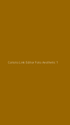 Tampilan Antarmuka Aplikasi Coitoto Link Editor Foto Aesthetic - 1