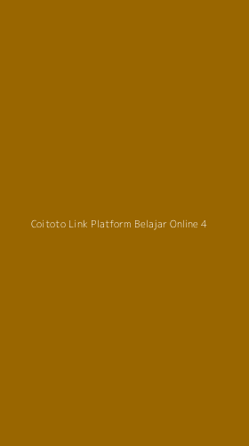 Tampilan Antarmuka Aplikasi Coitoto Link Platform Belajar Online - 4