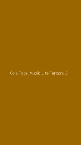 Tampilan Antarmuka Aplikasi Cola Togel Musik Lite Terbaru - 3