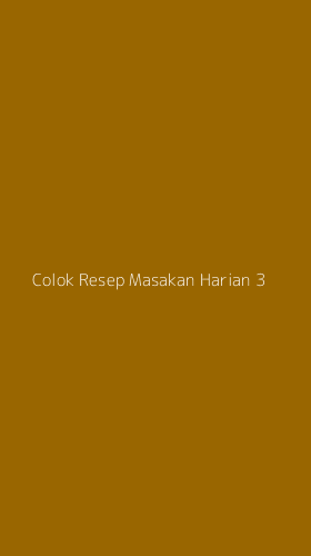 Tampilan Antarmuka Aplikasi Colok Resep Masakan Harian - 3