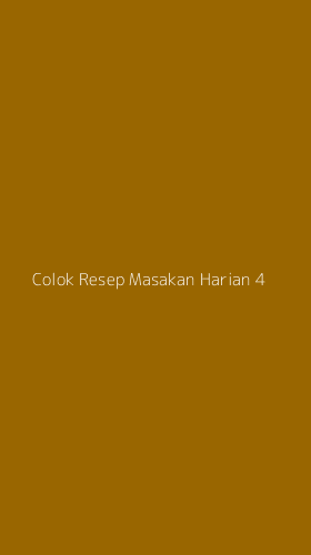 Tampilan Antarmuka Aplikasi Colok Resep Masakan Harian - 4