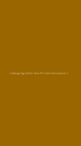 Tampilan Antarmuka Aplikasi Coloksgp Sgp Daftar Akun Pro Slot Internasional - 2