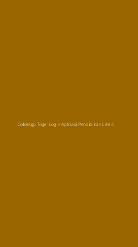 Tampilan Antarmuka Aplikasi Coloksgp Togel Login Aplikasi Pendidikan Lite - 4