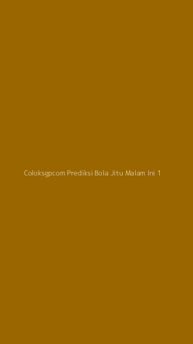 Tampilan Antarmuka Aplikasi Coloksgpcom Prediksi Bola Jitu Malam Ini - 1