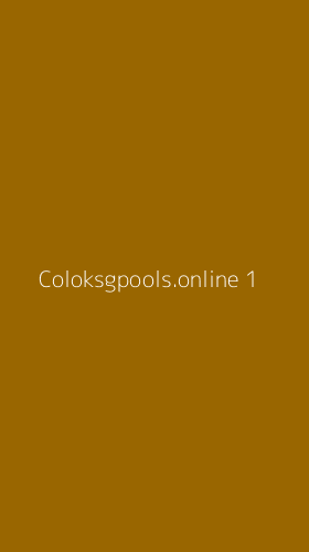 Tampilan Antarmuka Aplikasi Coloksgpools.online - 1
