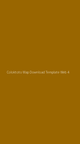 Tampilan Antarmuka Aplikasi Coloktoto Wap Download Template Web - 4