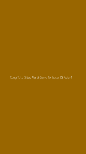Tampilan Antarmuka Aplikasi Cong Toto Situs Multi Game Terbesar Di Asia - 4