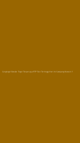 Tampilan Antarmuka Aplikasi Congtogel Bandar Togel Terpercaya Rtp Slot Tertinggi Hari Ini Gampang Maxwin - 1