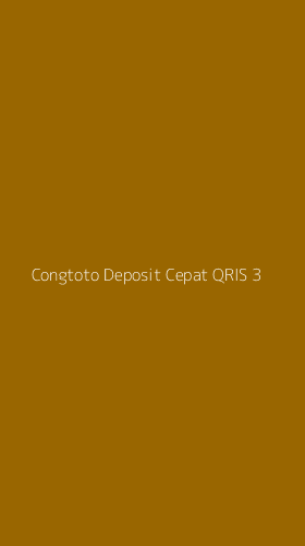 Tampilan Antarmuka Aplikasi Congtoto Deposit Cepat Qris - 3