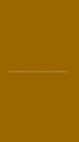Tampilan Antarmuka Aplikasi Contoh Hadiah Doorprize Download Template Web - 2