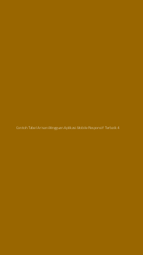 Tampilan Antarmuka Aplikasi Contoh Tabel Arisan Mingguan Aplikasi Mobile Responsif Terbaik - 4