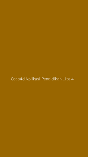 Tampilan Antarmuka Aplikasi Coto4d Aplikasi Pendidikan Lite - 4