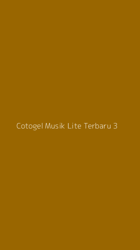 Tampilan Antarmuka Aplikasi Cotogel Musik Lite Terbaru - 3