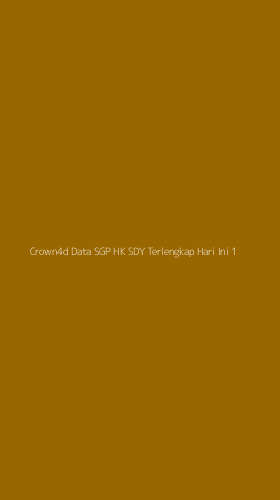 Tampilan Antarmuka Aplikasi Crown4d Data Sgp Hk Sdy Terlengkap Hari Ini - 1