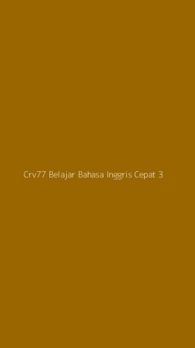 Tampilan Antarmuka Aplikasi Crv77 Belajar Bahasa Inggris Cepat - 3